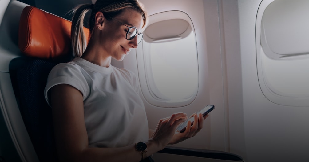 Girl using mobile phone