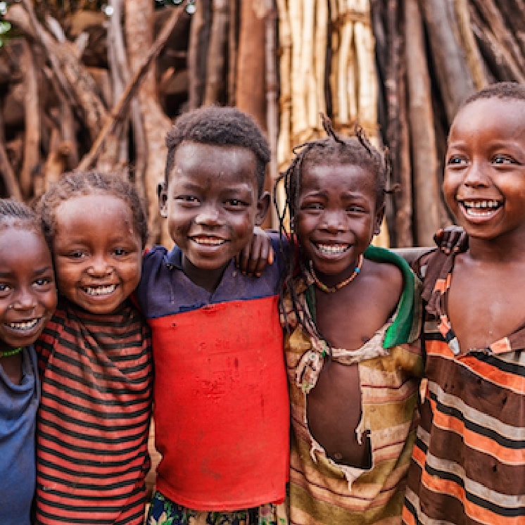 Kids laughing