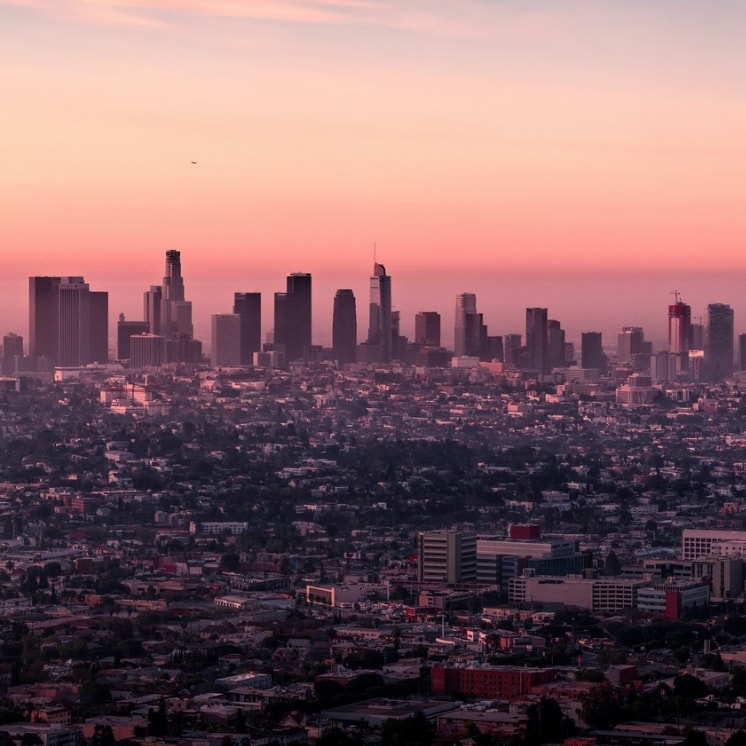 city evening view