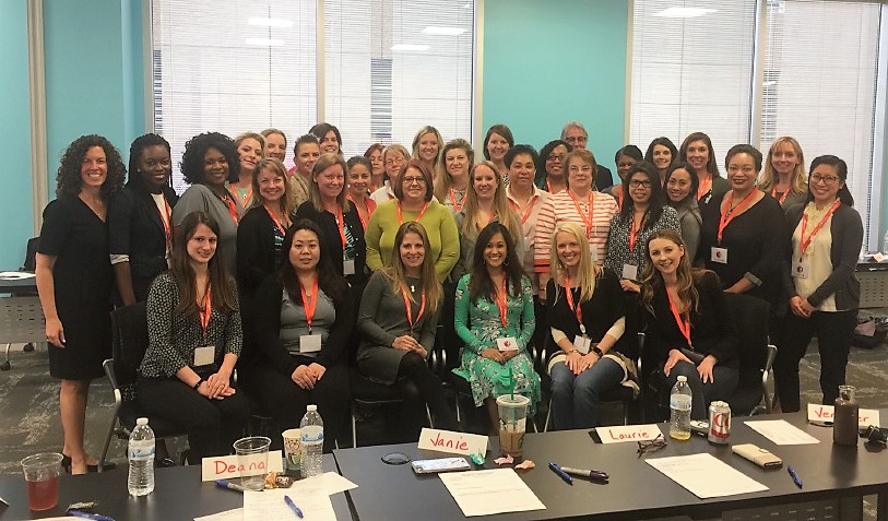 Women at RealFoundations Program - Tenured RF employees at the Women's Leadership Workshop hosted by Steve Felix and Liz Weiner of Felix Weiner Consulting Group.