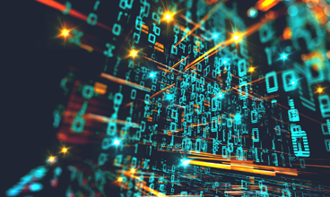 Binary code pattern with abstract technology background Binary code pattern with abstract technology background