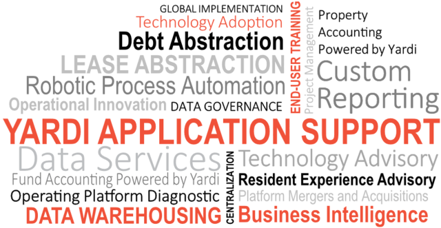 Our Yardi-Related Service Offerings